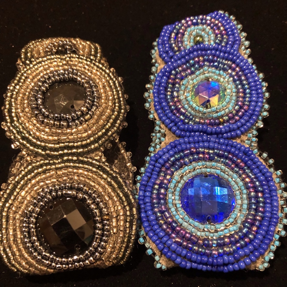 Beaded Cuff Bracelets - Picture 2 of 3